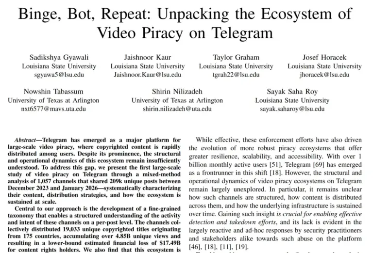 The Shadows of the Channel: Inside Telegram’s Multi-Billion-Dollar Piracy Empire—and the AI Tool Built to Bring It Down